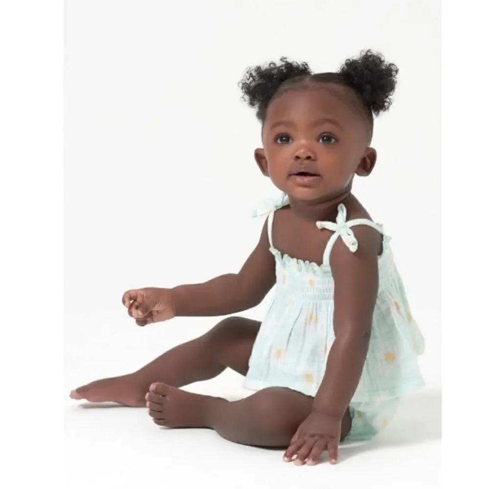 Baby Summer Bundle Swimsuit T-Shirt Bloomers Bodysuit Tank Top 7-Piece Size 0-3M